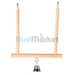 Koύνια Ξύλινη Με Κουδούνι 