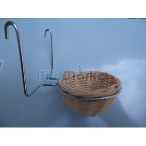 Φωλιά Πλεκτή Με Μεταλλικό Στήριγμα 8cm