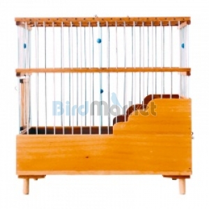 Κλουβι Ξυλινο Λουστραρισμενο Πολιτικο