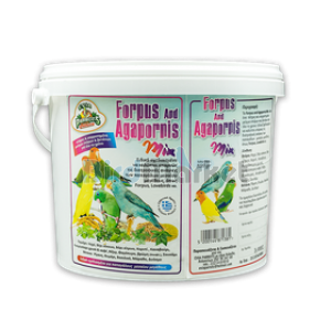 Evia Parrots Forpus And Agapornis Mix 3kg