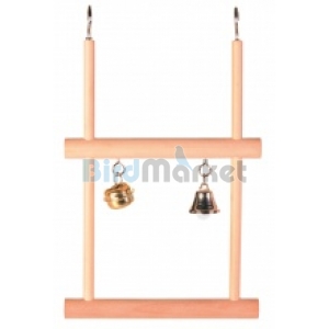 Κούνια Διπλή Με Κουδουνάκια