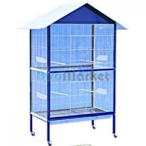 Κλουβα Μεγαλη Με Σκεπη Πτηνων